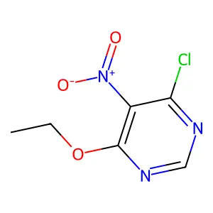4-Chloro-6-ethoxy-5-nitropyrimidine structure