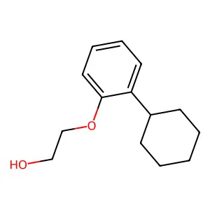 2-(2-Cyclohexylphenoxy)ethanol structure