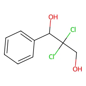 2,2-Dichloro-1-phenyl-1,3-propanediol structure