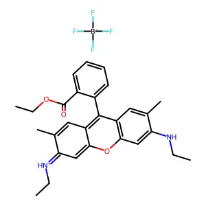 罗丹明590四氟硼酸盐 structure
