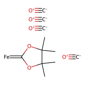 Iron, (4,4,5,5-tetramethyl-1,3-dioxolan-2-ylidene)-tetracarbonyl- structure