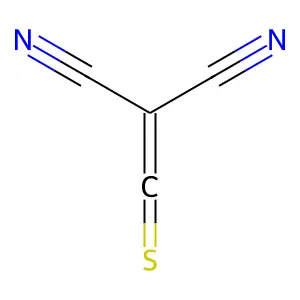 Dicyanothioketene structure