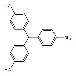 Benzeneamine, 4,4',4''-methylidynetris- structure