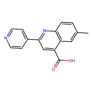 6-甲基-2-(4-吡啶基)喹啉甲酸 structure