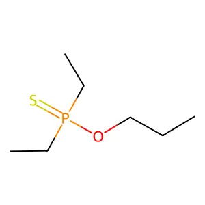 Phosphinothioic acid, diethyl-, O-propyl ester structure