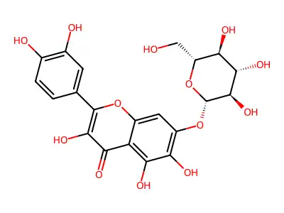 Quercetagitrin structure