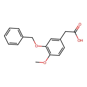 2-(3-(Benzyloxy)-4-methoxyphenyl)acetic acid structure