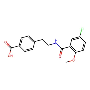 格列奈类药物 structure