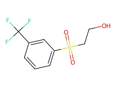 2-[3-(Trifluoromethyl)phenyl]sulfonylethanol structure