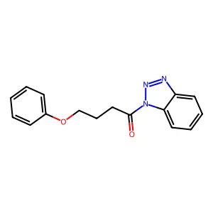 1-(Benzotriazol-1-yl)-4-phenoxybutan-1-one structure