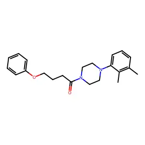 1-[4-(2,3-Dimethylphenyl)piperazin-1-yl]-4-phenoxybutan-1-one structure