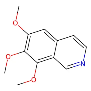 6,7,8-Trimethoxyisoquinoline structure