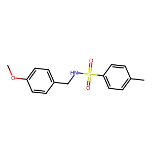 N-(4-methoxybenzyl)-4-methylbenzenesulfonamide structure