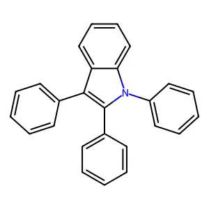 1H-Indole, 1,2,3-triphenyl- structure