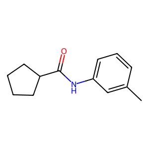 N-(3-methylphenyl)cyclopentanecarboxamide structure