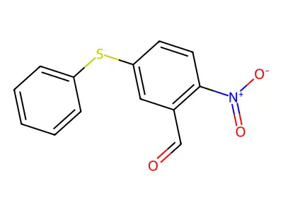 2-Nitro-5-(phenylthio)benzaldehyde structure