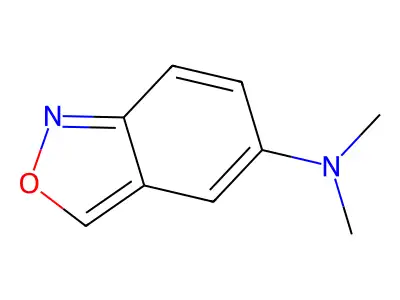 N,N-dimethylbenzo[c]isoxazol-5-amine structure