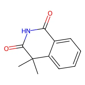 4,4-Dimethyl-1,3(2H,4H)-isoquinolinedione structure