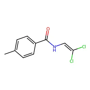 N-(2,2-dichloroethenyl)-4-methylbenzamide structure