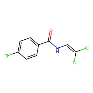 4-Chloro-N-(2,2-dichloro-vinyl)-benzamide structure