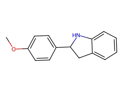 2-(4-Methoxyphenyl)indoline structure