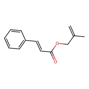2-Propenoic acid, 3-phenyl-, 2-methyl-2-propenyl ester structure