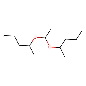Pentane, 2,2'-[ethylidenebis(oxy)]bis- structure