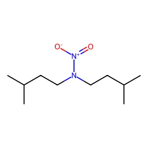N-Nitrobis(3-methylbutyl)amine structure