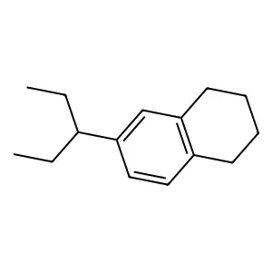 6-(1-Ethylpropyl)-1,2,3,4-tetrahydronaphthalene structure