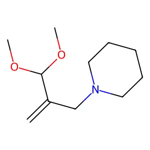 Piperidine, 1-[2-(dimethoxymethyl)-2-propenyl]- structure