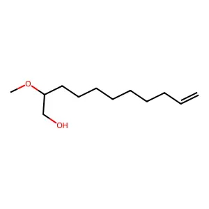 2-Methoxy-10-undecen-1-ol structure