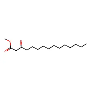 Methyl 3-oxopentadecanoate structure