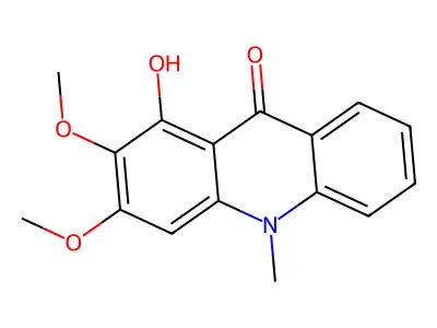 Arborinine structure