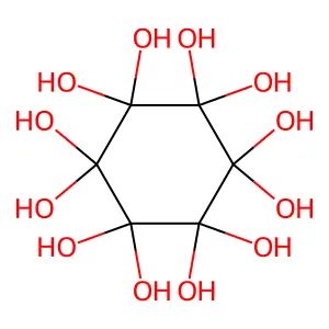十二羟基环己烷 structure