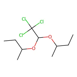 2-(1-Sec-butoxy-2,2,2-trichloroethoxy)butane structure