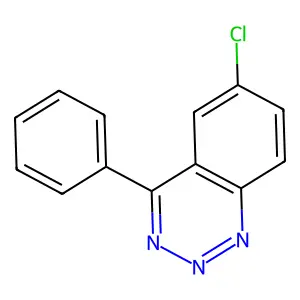 6-Chloro-4-phenyl-1,2,3-benzotriazine structure