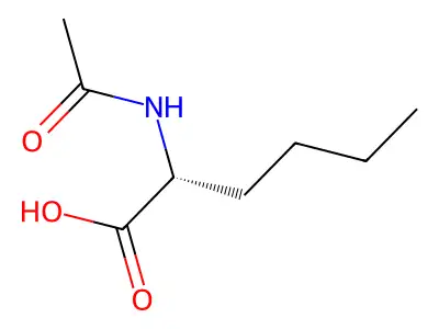 N-Acetyl-dl-norleucine structure
