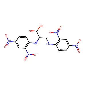 n-(2,4-Dinitrophenyl)-3-[(2,4-dinitrophenyl)amino]alanine structure