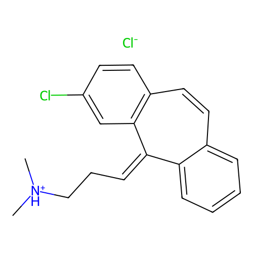 Chlorproheptatrien structure