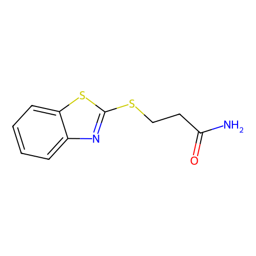 3-(1,3-Benzothiazol-2-ylsulfanyl)propanamide structure