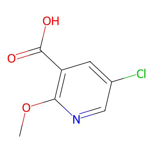5-Chloro-2-methoxynicotinic acid structure