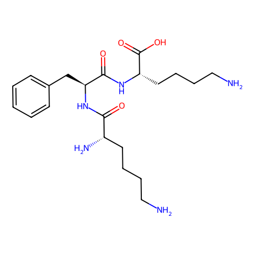Lysyl-phenylalanyl-lysine structure
