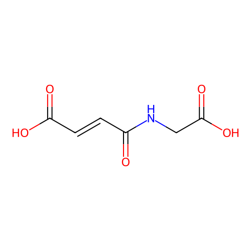 4-(Carboxymethylamino)-4-oxo-but-2-enoic acid structure