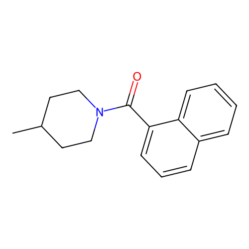 4-Methyl-1-(1-naphthoyl)piperidine structure
