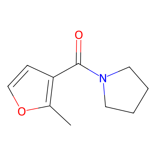 (2-Methylfuran-3-yl)(pyrrolidin-1-yl)methanone structure