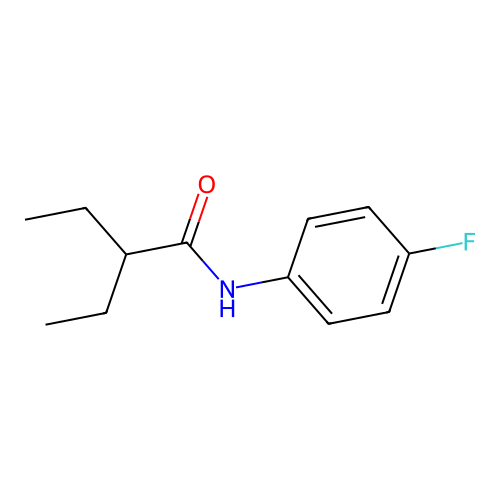 2-ethyl-N-(4-fluorophenyl)butanamide structure