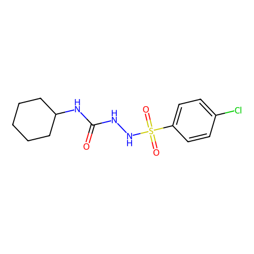 1-[(4-Chlorophenyl)sulfonylamino]-3-cyclohexylurea structure