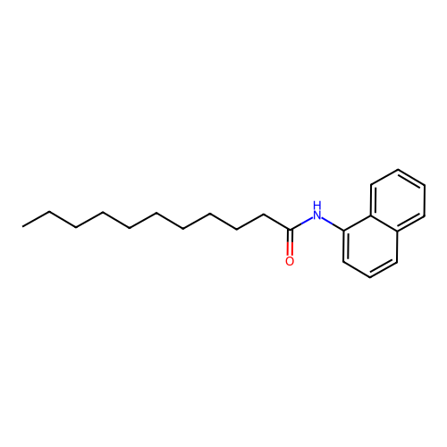 N-naphthalen-1-ylundecanamide structure