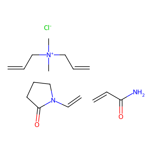 (C8-H16-N.C6-H9-N-O.C3-H5-N-O.Cl)x- structure