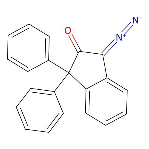 2H-Inden-2-one, 3-diazo-1,3-dihydro-1,1-diphenyl- structure